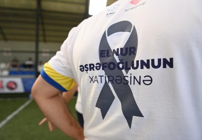 Elnur Əşrəfoğlunun xatirəsinə həsr olunan matçda 12 qol
