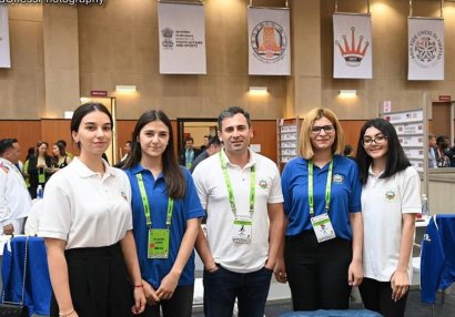 Шахматная олимпиада: Женская сборная Азербайджана одолела израильскую команду