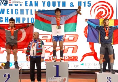 Azərbaycan ağır atleti Avropa çempionu oldu