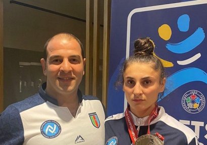 Dünya çempionatında zədələnən Fidan mükafatlandırıldı