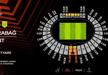 “Qarabağ” – “Nant” matçının biletləri satışa çıxarılır