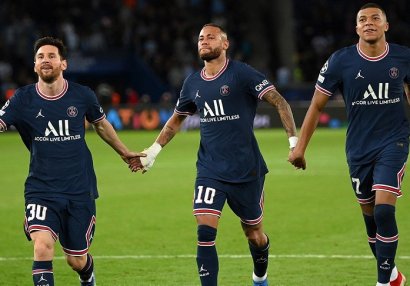 Çempionlar Liqası: Messi, Neymar, Mbappe fərqləndi - YENİLƏNDİ