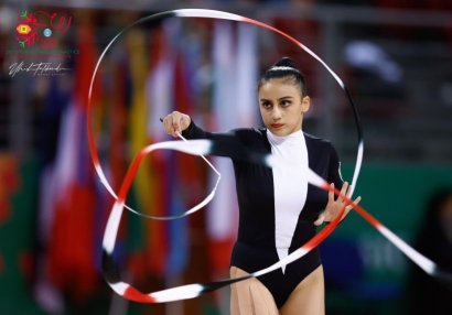 DÇ: Azərbaycan gimnastı 13-cü oldu