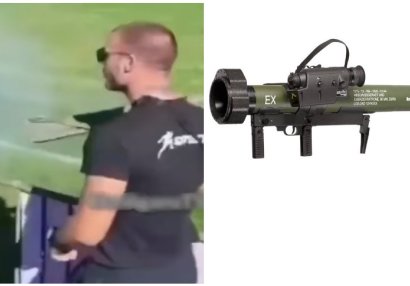 Qumbaraatanla stadiona atəş açdı ... - VIDEO