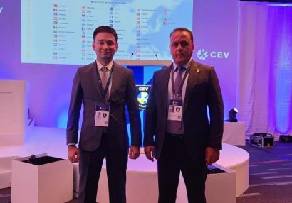 AVF rəsmiləri CEV-in Baş Assambleyasında