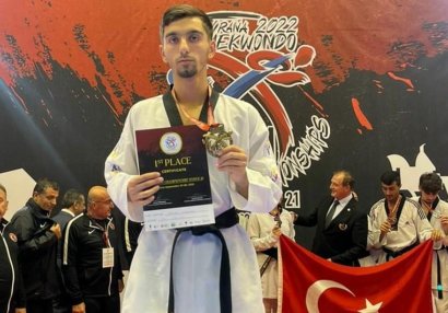 Azərbaycan taekvondoçusu Avropa çempionu oldu