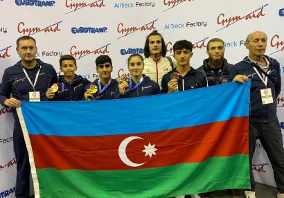 Azərbaycan gimnastlarından Böyük Britaniyada 4 medal