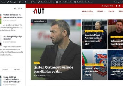 Azərbaycanda yeni idman saytı fəaliyyətə başladı