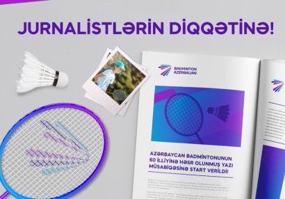 Jurnalistlər arasında müsabiqə elan edildi