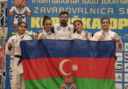Azərbaycan cüdoçularından Sloveniyada 8 medal