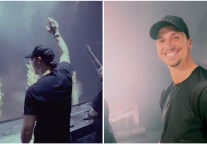 İbrahimoviç özünü DJ kimi sınadı, coşquyla qarşılandı - VİDEO 