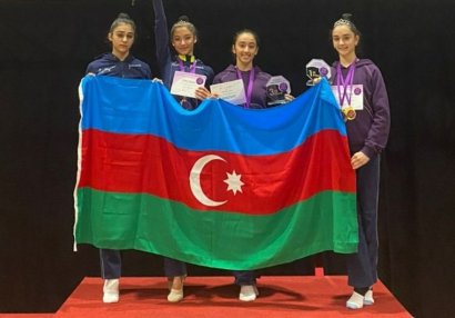Azərbaycan bədii gimnastlarından Litvada qızıl medal