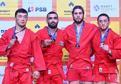 Azərbaycanlı samboçu İsrail adına dünya çempionu oldu