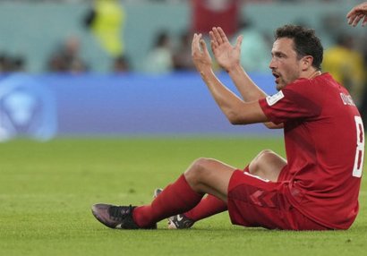 Danimarkanın futbolçusu üçün mundial erkən bitdi
