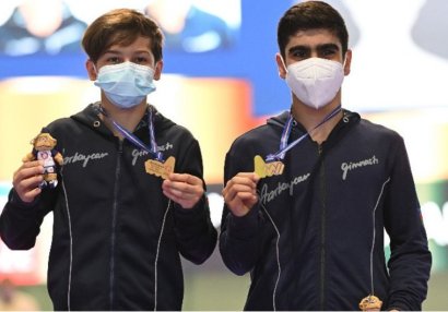 Azərbaycan gimnastları Sofiyada qızıl medal qazandılar