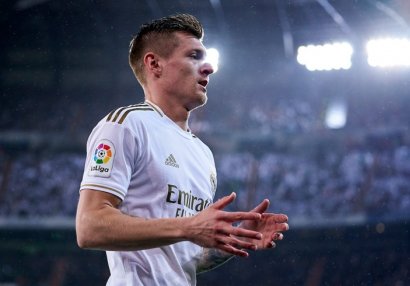 Toni Kroos sabiq klubuna 