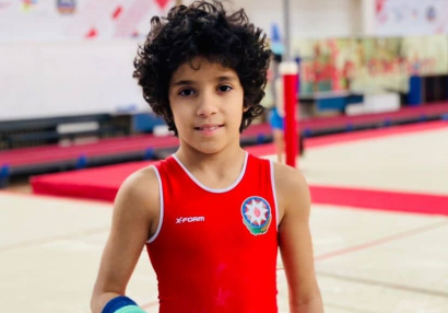 Azərbaycanlı gimnastdan Rusiyada növbəti uğur