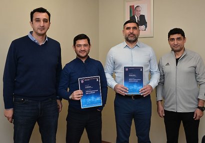 İki məşqçiyə PRO lisenziyası və diplomlar təqdim olundu