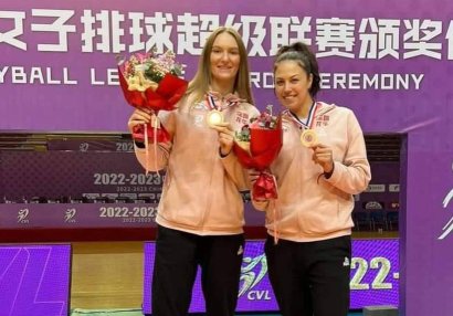 Azərbaycan voleybolçuları Çin Liqasında medal qazandı