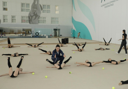 Naxçıvan və Zirə bədii gimnastları MGA-da təlim-məşq toplanışında iştirak edirlər