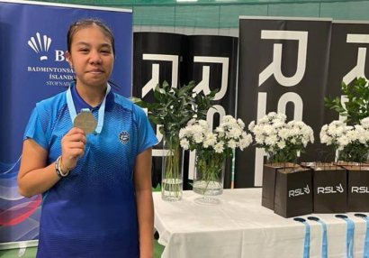 Badmintonçumuz İslandiyada medal qazandı