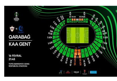 “Qarabağ” – “Gent” oyununun biletləri satışa çıxarıldı