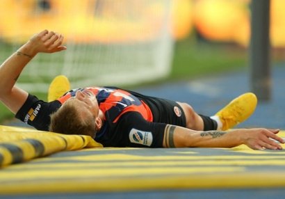 Ukraynalı futbolçu Türkiyədə infarkt keçirdi