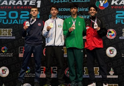 Azərbaycanlı karateçi BƏƏ-də qızıl medal qazandı