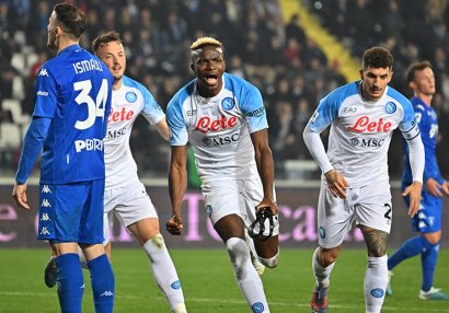 A Seriyası: “Napoli”dən səfərdə inamlı qələbə