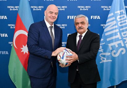 AFFA prezidenti İnfantino ilə görüşdü