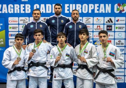 Azərbaycan cüdoçularından Avropa kubokunun ilk günündə 5 medal