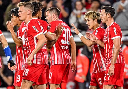 “Frayburq”dan qələbə, “Union Berlin”dən xal itkisi