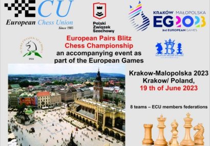 Avropa Oyunlarında şahmat yarışı keçiriləcək