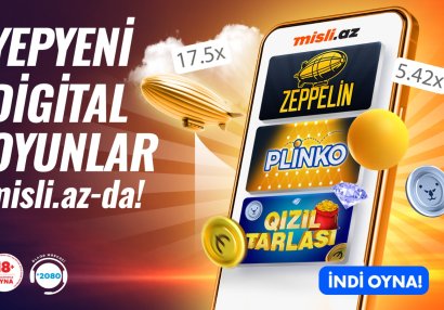 Dünyaca məşhur digital oyunlar indi “Misli.az”da!