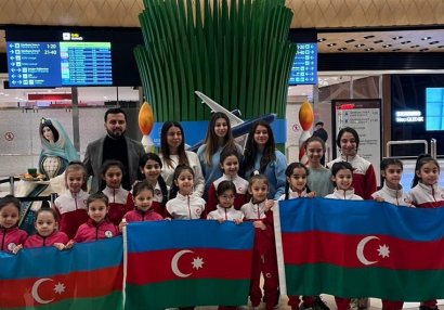 Gimnastlarımız Gürcüstanda 22 medal qazandı