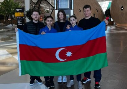 Azərbaycan gimnastları dünya kubokuna yola düşdülər
