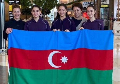 Gimnastlarımız beynəlxalq yarışlara yollandı