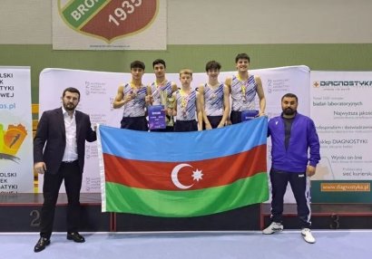 Azərbaycan gimnastları beynəlxalq turniri 7 medalla başa vurublar