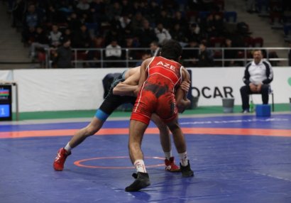 Azərbaycan çempionatında yunan-Roma güləşi üzrə yarışa start verildi