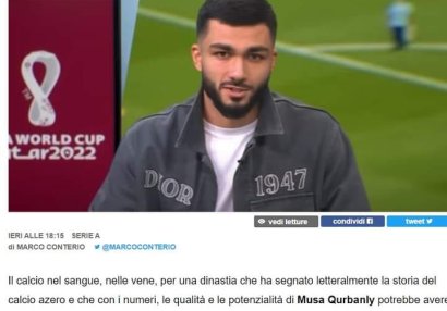 Musa Qurbanlını Xviça Kvaratsxeliya ilə müqayisə etdilər