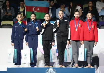 Azərbaycan gimnastları beynəlxalq turnirdə gümüş medal qazanıblar