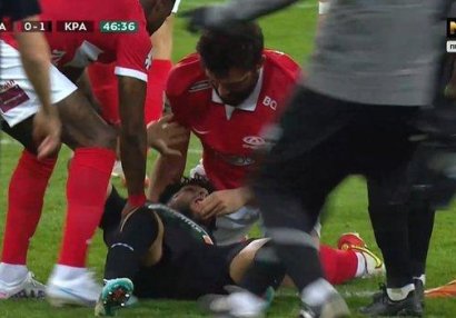Kadi Borges matç zamanı xəstəxanalıq oldu