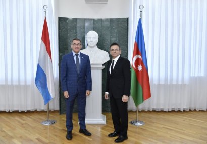 Mədət Quliyev Mişel Turk ilə görüşdü