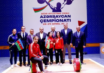 Türkiyəli atletlər Azərbaycan çempionatını izləyiblər