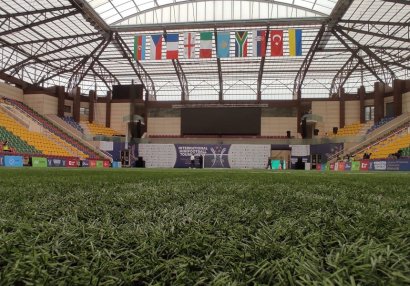 Bakıda minifutbol üzrə beynəlxalq turnirin açılış mərasimi keçirildi