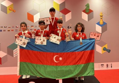 Şahmatçılarımız Avropa çempionatında beş medal qazandı