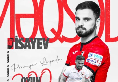 İsayevin Premyer Liqada 200-cü oyunu
