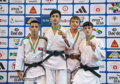 Azərbaycan cüdoçularından Avropa kubokunda 3 medal