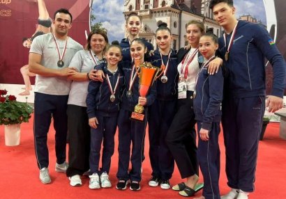 Gimnastlarımız Dünya Kubokunun qalibi oldu