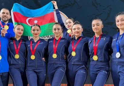 Gimnastlarımızdan Misirdə üç qızıl medal